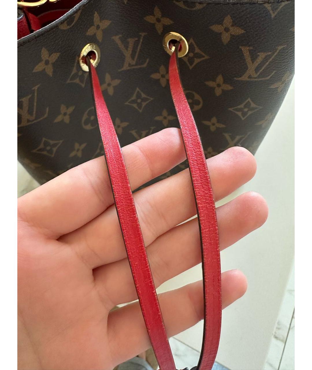 LOUIS VUITTON Коричневая сумка через плечо, фото 6