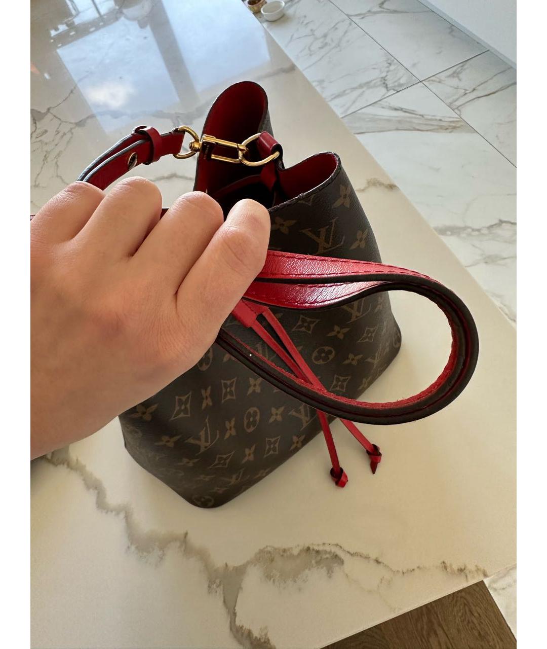 LOUIS VUITTON Коричневая сумка через плечо, фото 7