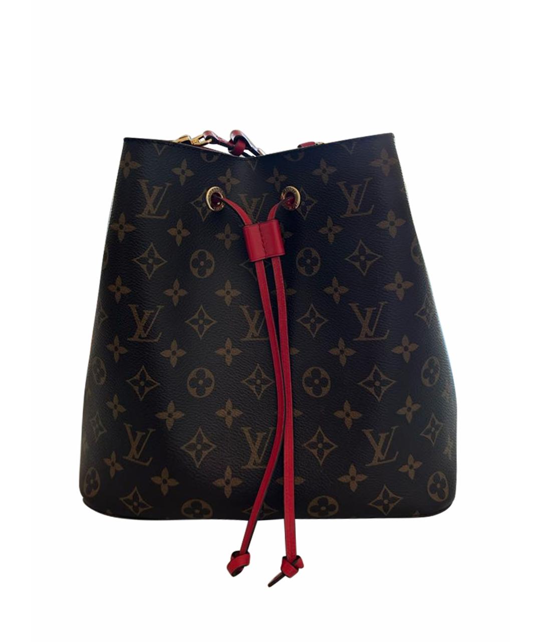 LOUIS VUITTON Коричневая сумка через плечо, фото 1