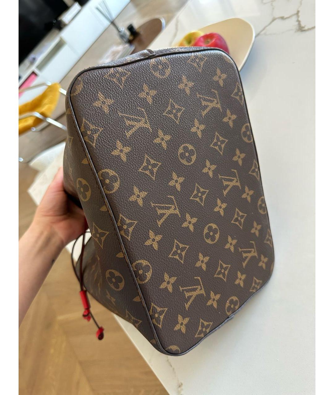 LOUIS VUITTON Коричневая сумка через плечо, фото 5