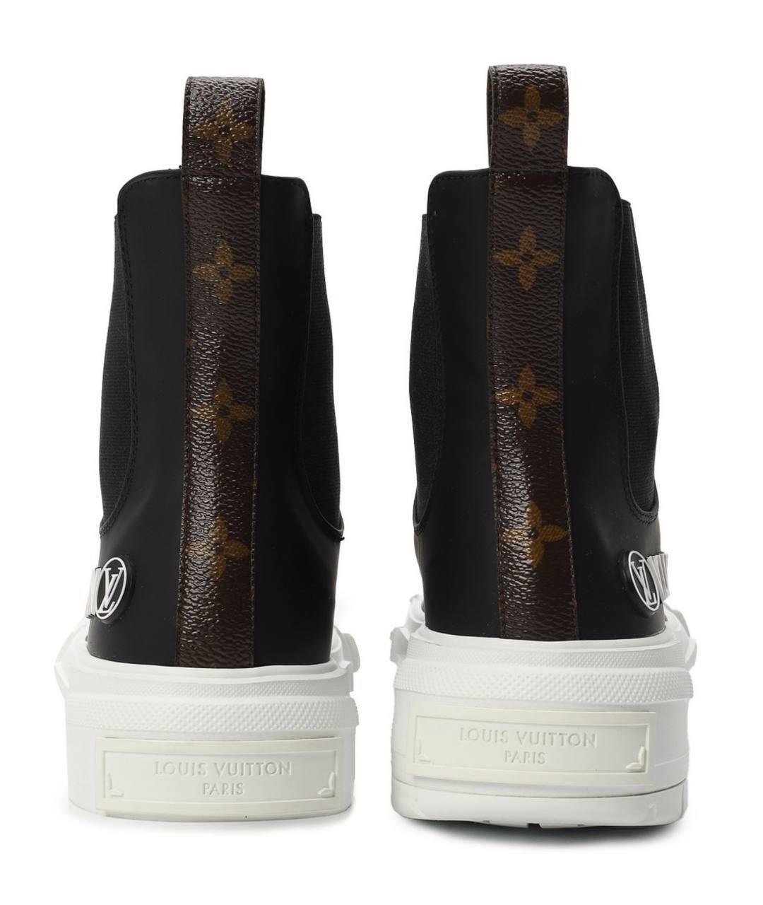 LOUIS VUITTON Черные кеды, фото 2