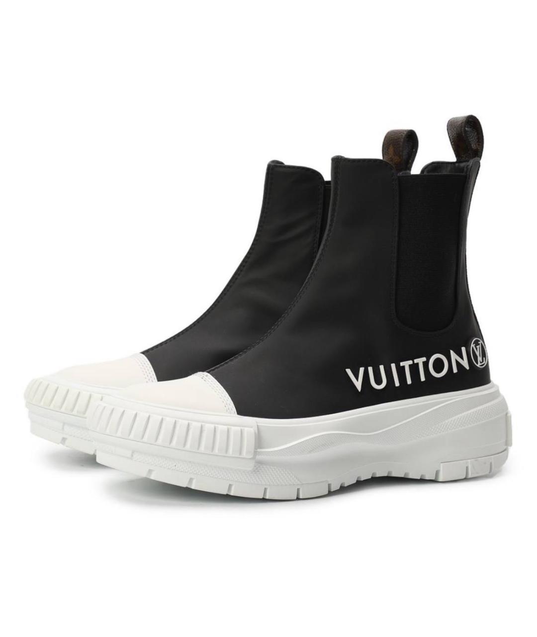 LOUIS VUITTON Черные кеды, фото 6