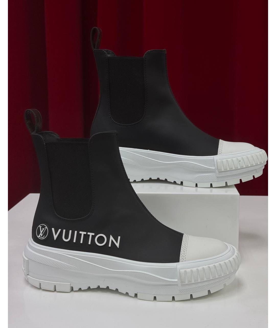 LOUIS VUITTON Черные кеды, фото 5