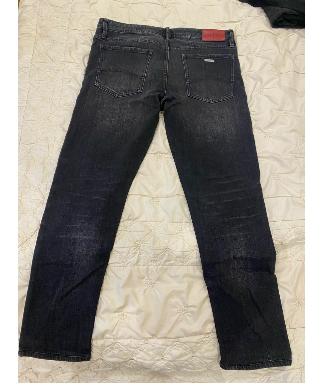 ARMANI EXCHANGE Черные хлопковые джинсы, фото 2