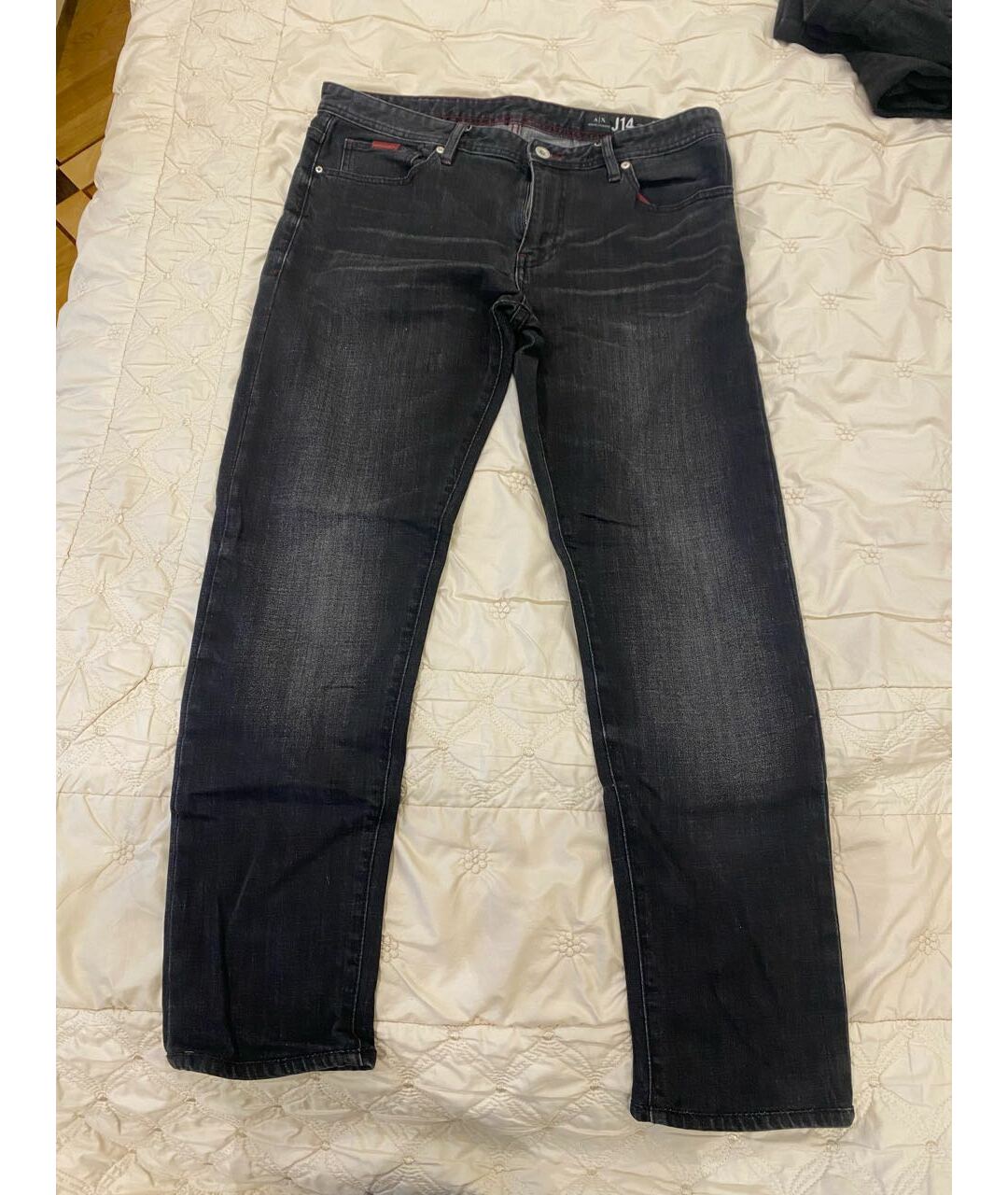 ARMANI EXCHANGE Черные хлопковые джинсы, фото 6