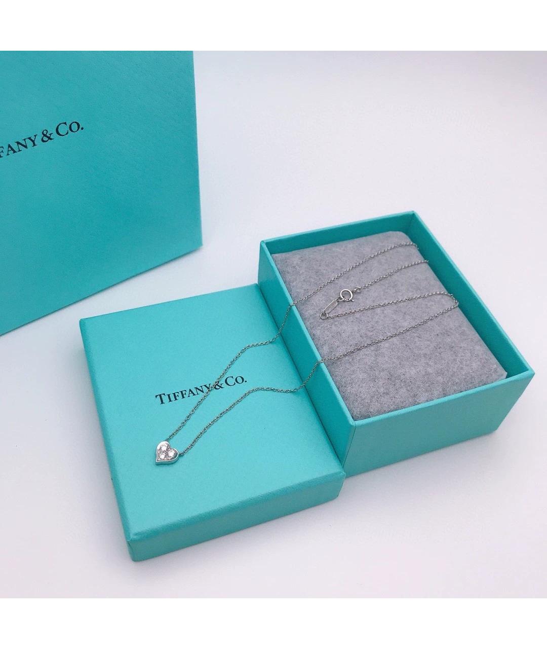 TIFFANY&CO Серебряное платиновое колье, фото 5