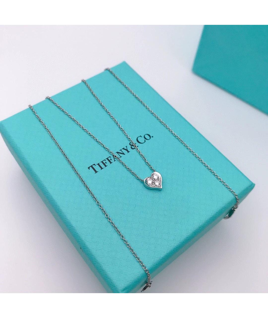 TIFFANY&CO Серебряное платиновое колье, фото 2