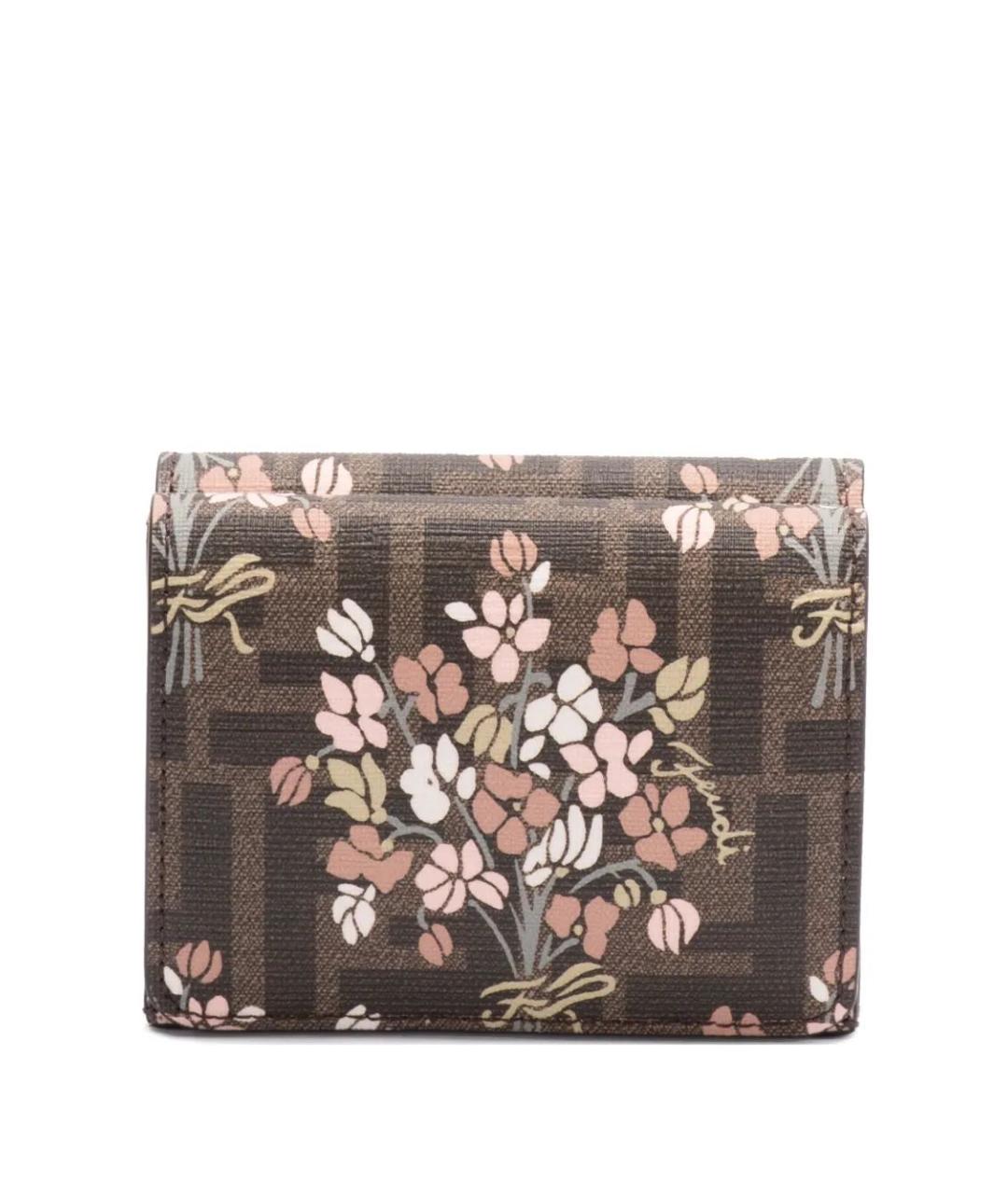 FENDI Коричневый кошелек, фото 1