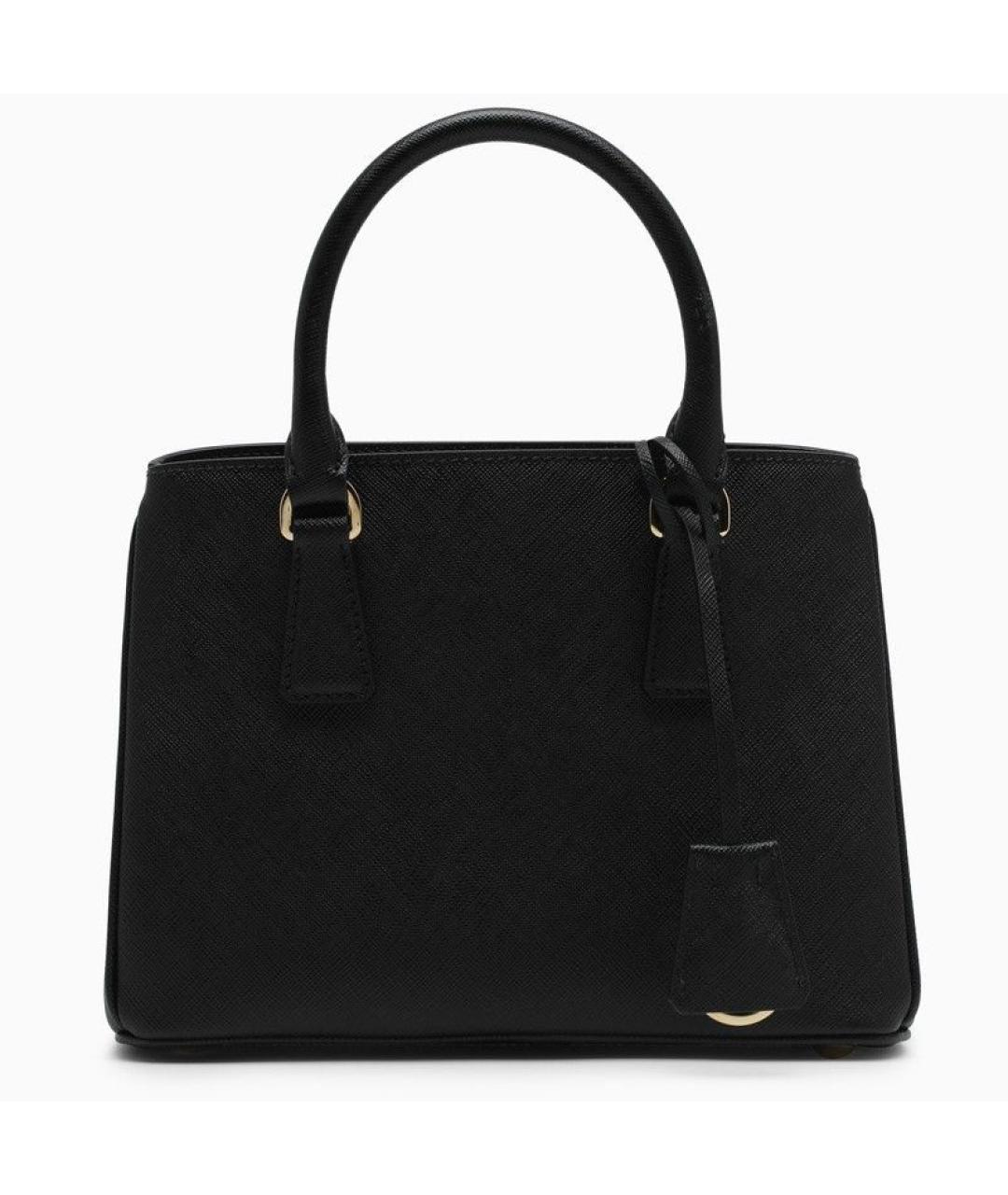 PRADA Черная кожаная сумка тоут, фото 2