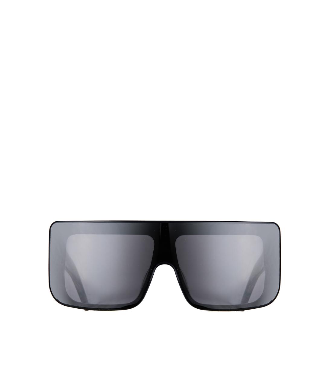 RICK OWENS Черные пластиковые солнцезащитные очки, фото 1