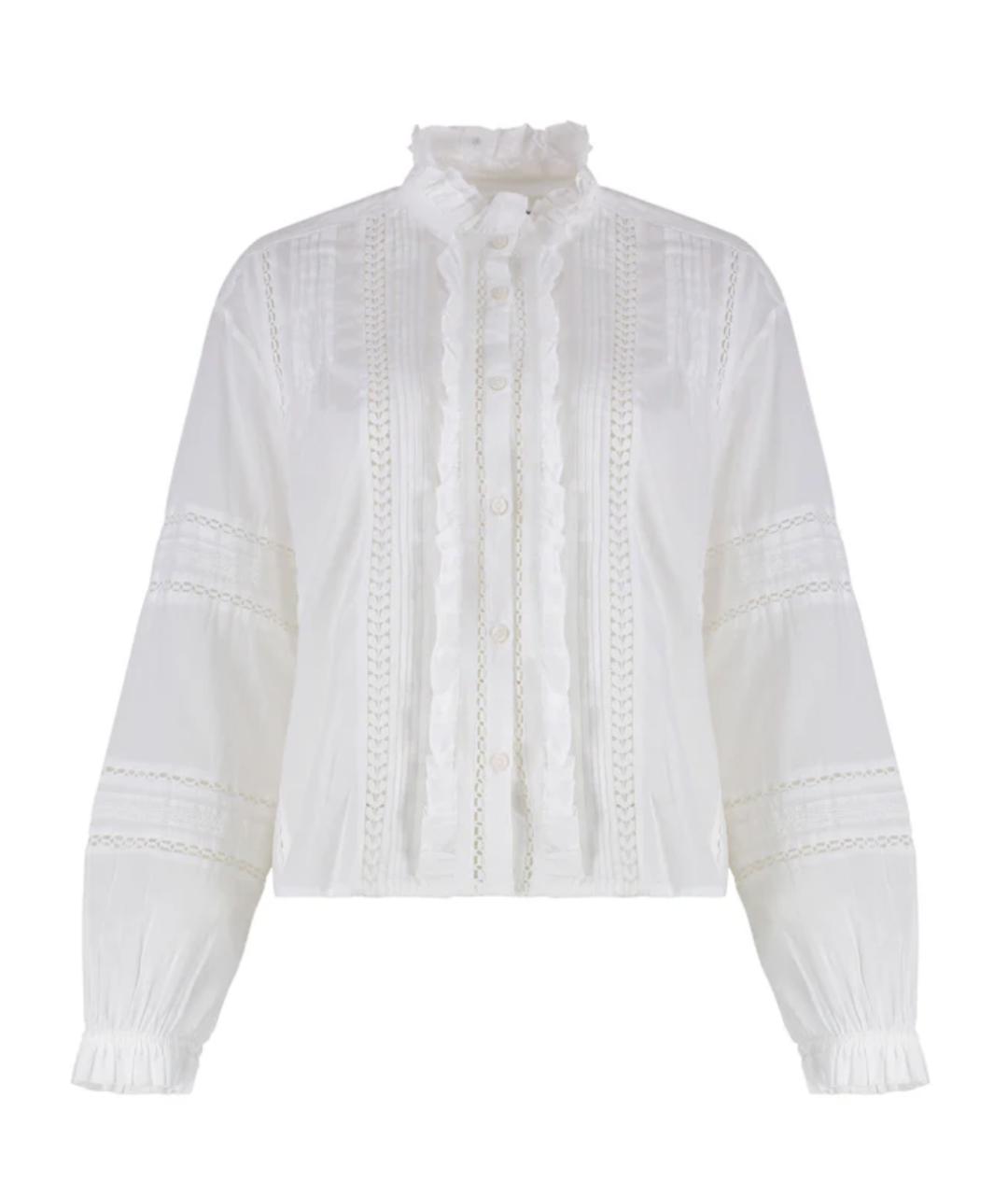 ISABEL MARANT ETOILE Белая хлопковая блузы, фото 1