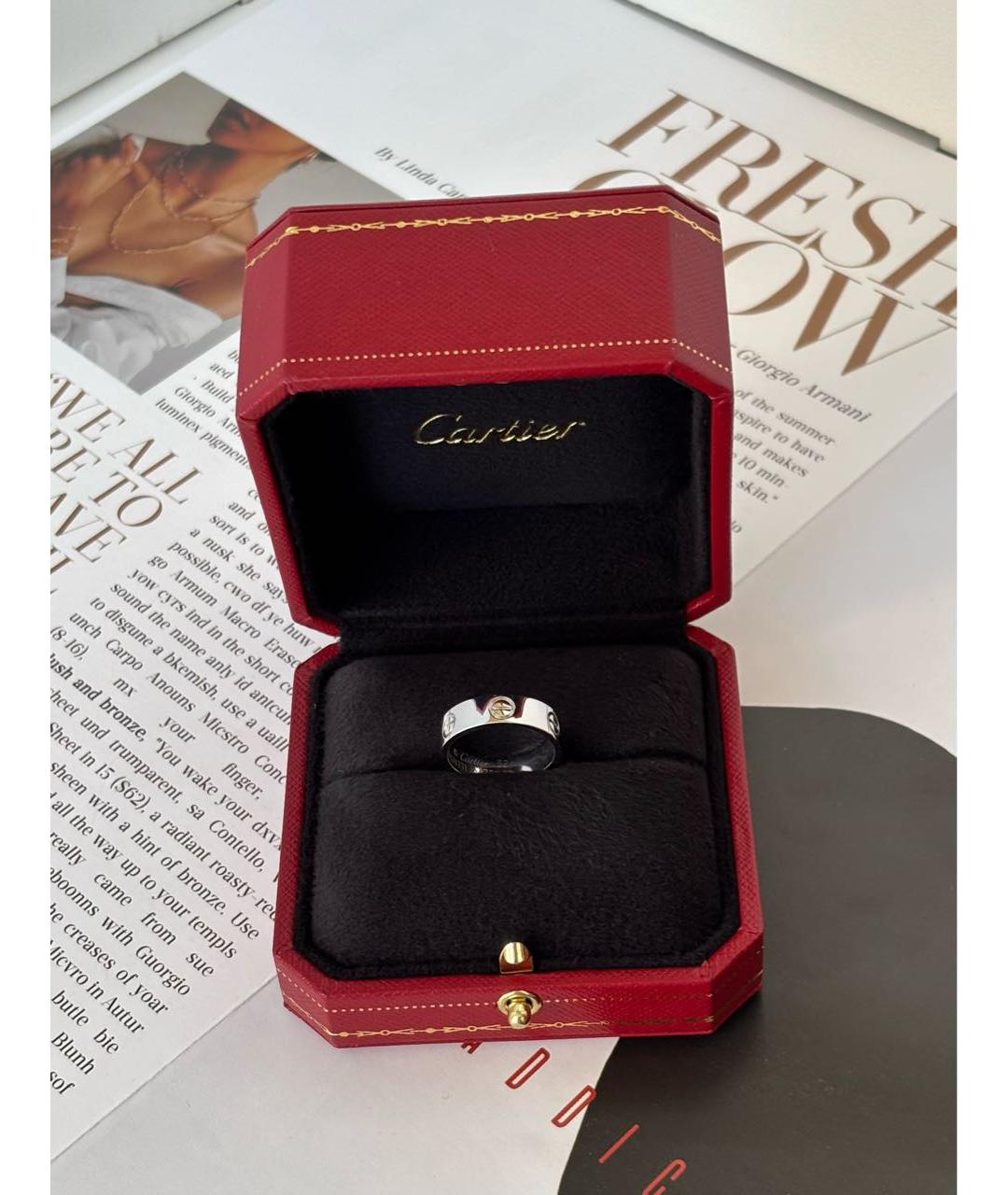 CARTIER Белое кольцо из белого золота, фото 3