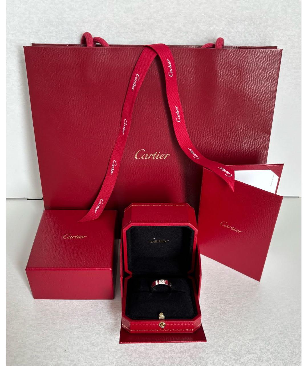 CARTIER Белое кольцо из белого золота, фото 2