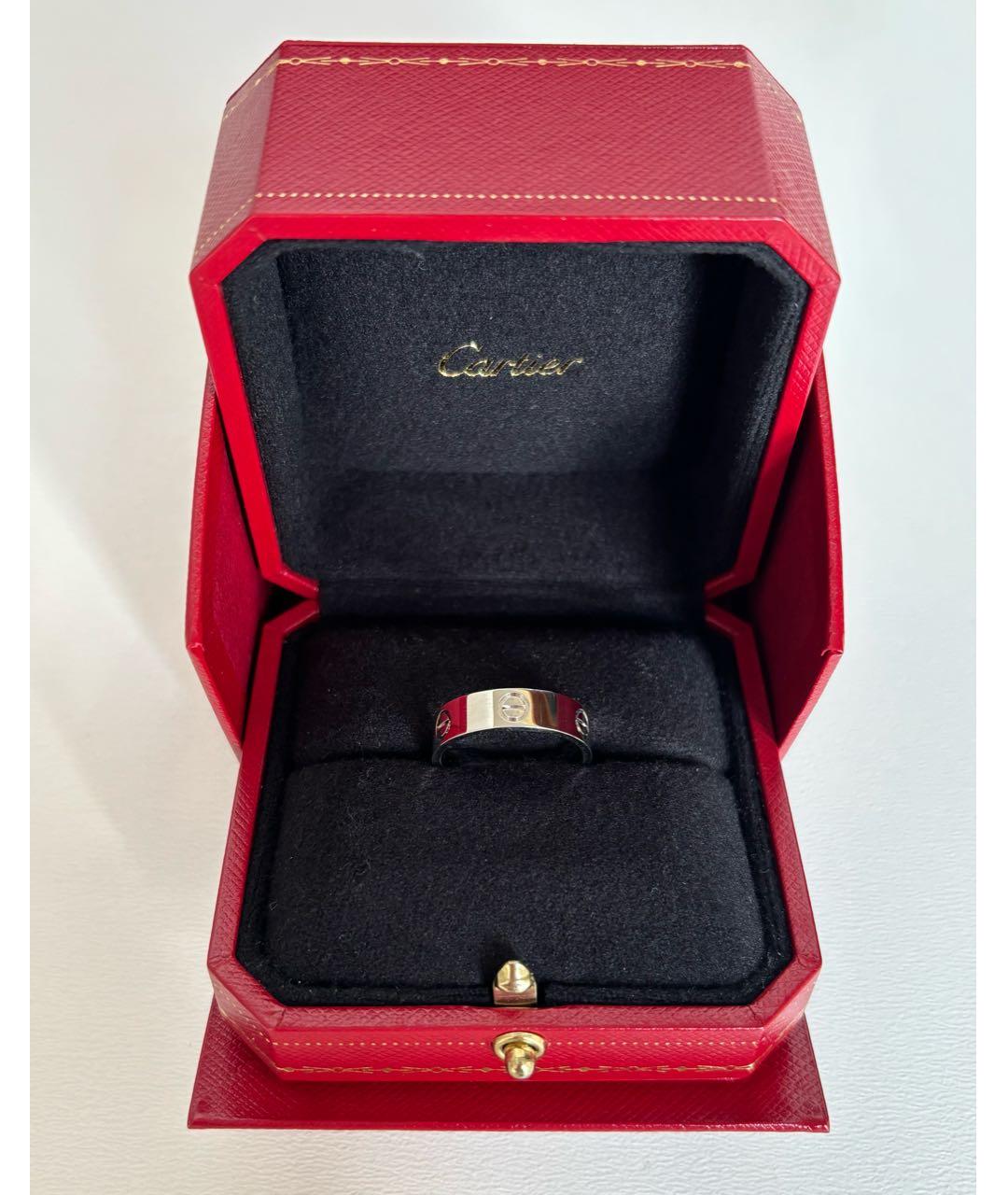 CARTIER Белое кольцо из белого золота, фото 3