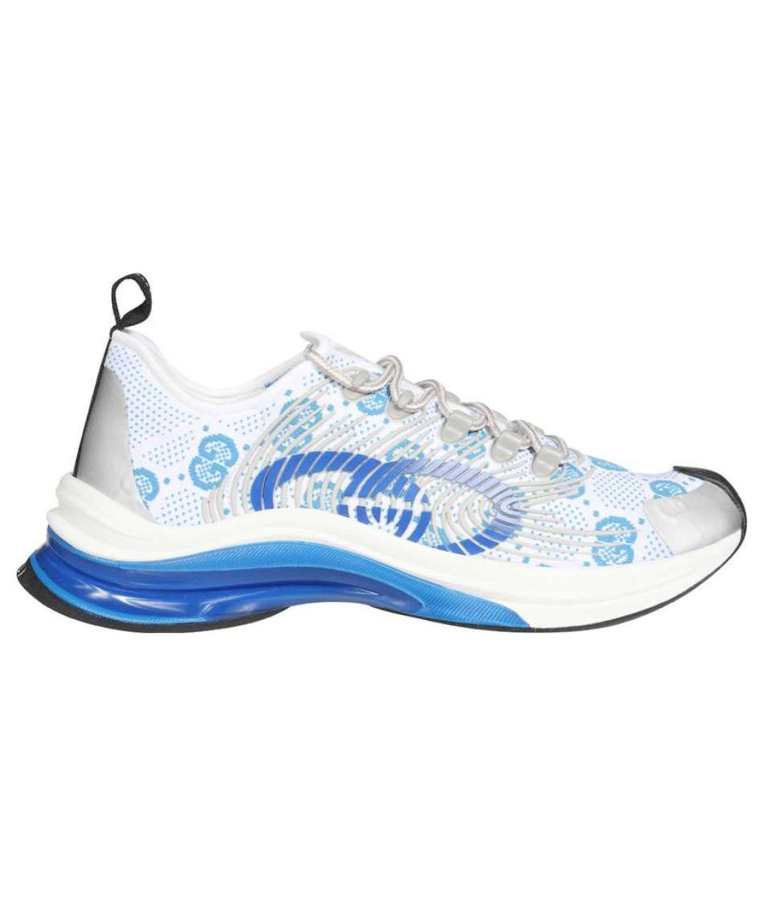 GUCCI Синие низкие кроссовки / кеды, фото 1