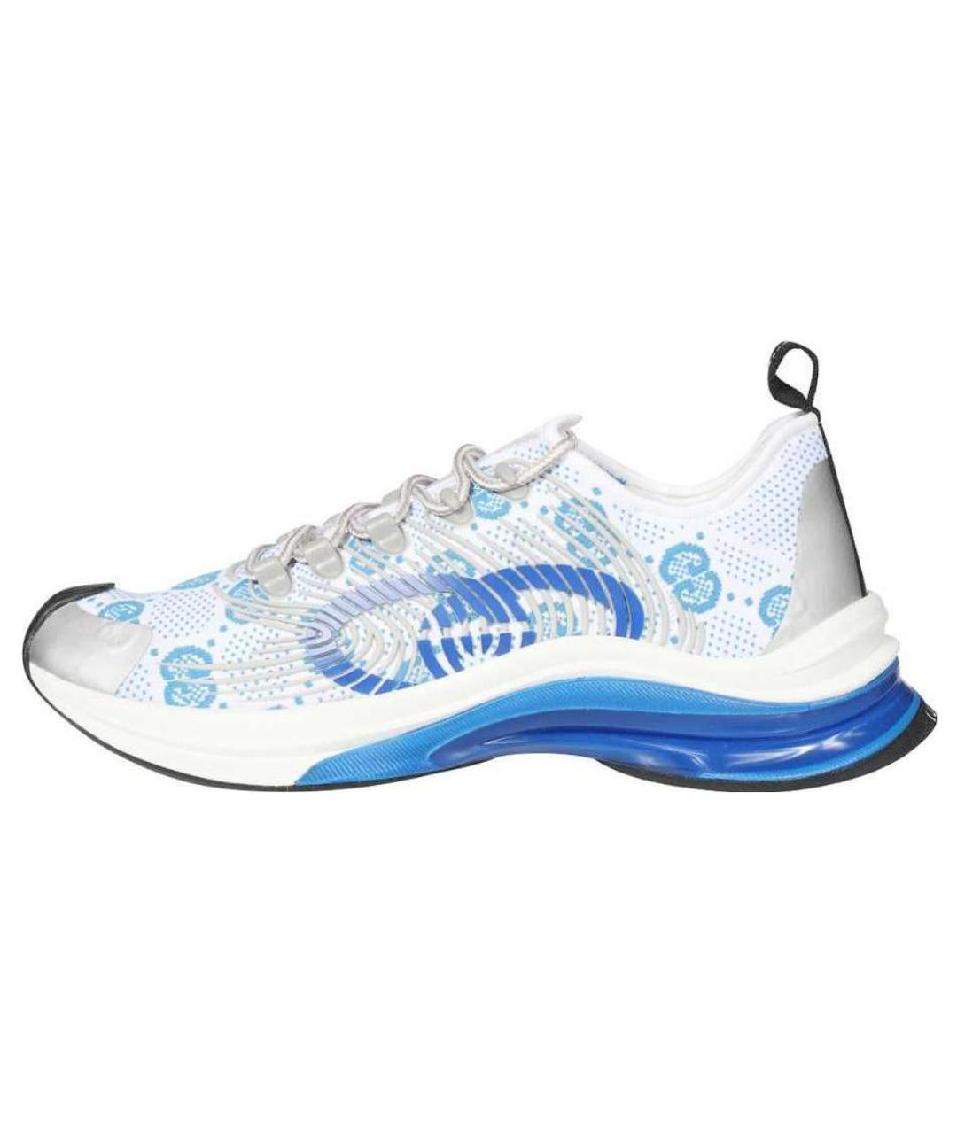 GUCCI Синие низкие кроссовки / кеды, фото 2