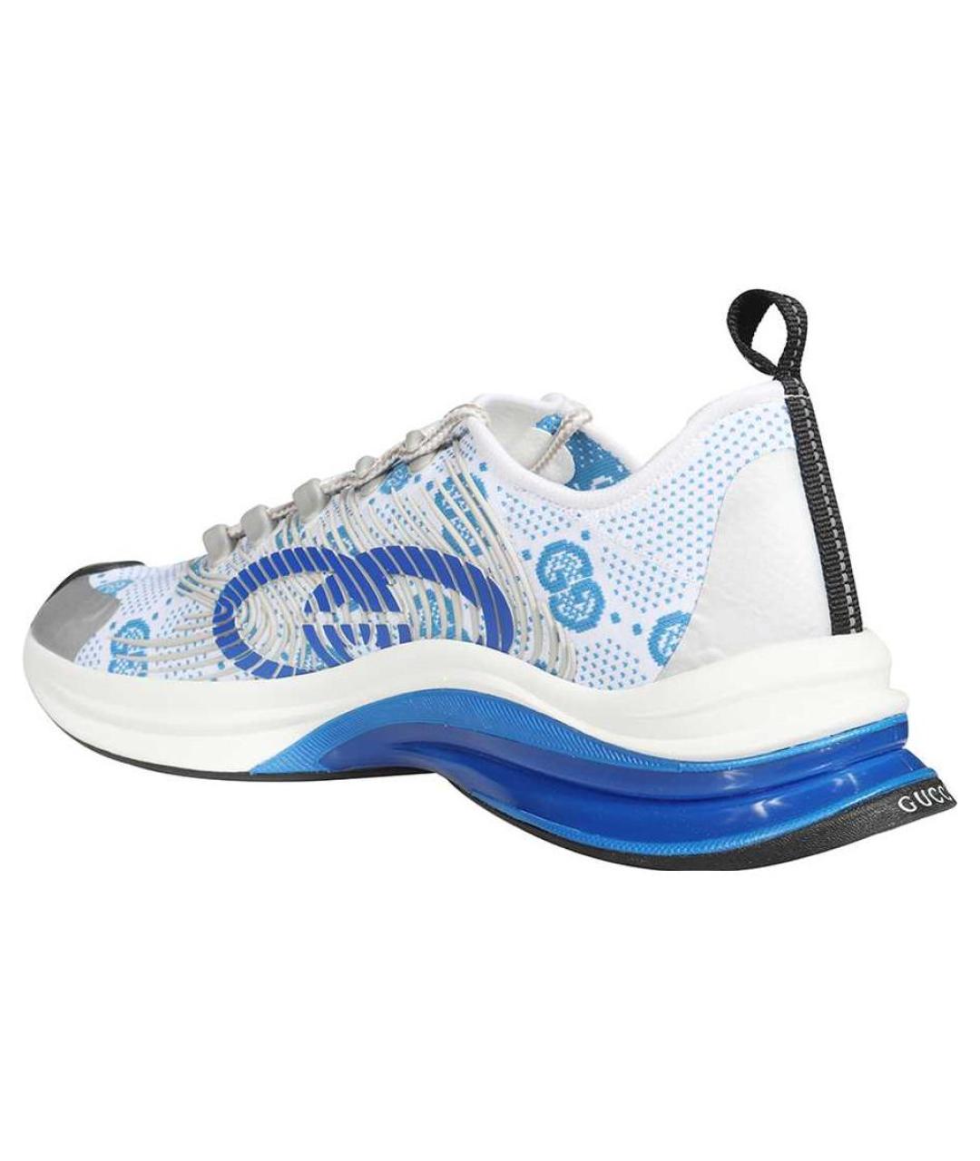 GUCCI Синие низкие кроссовки / кеды, фото 4