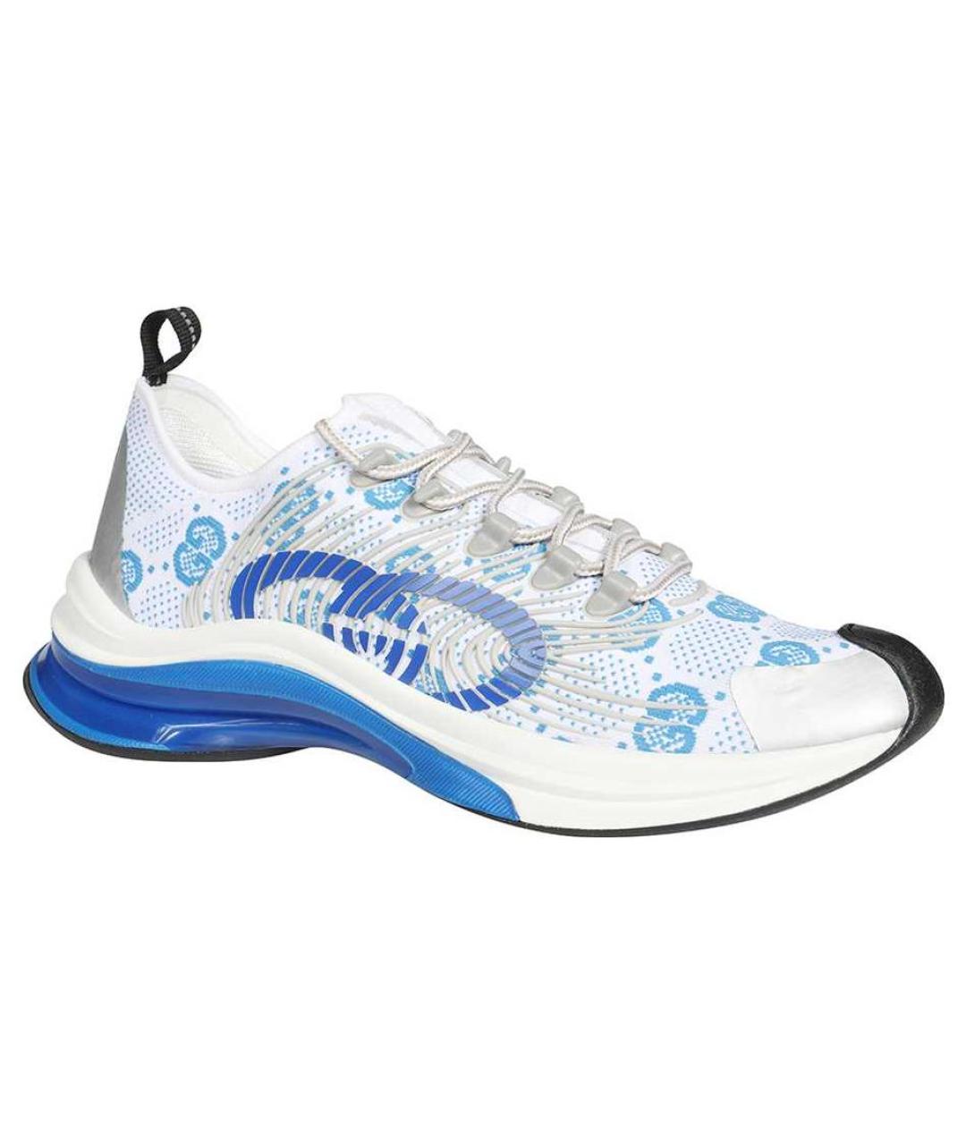 GUCCI Синие низкие кроссовки / кеды, фото 3