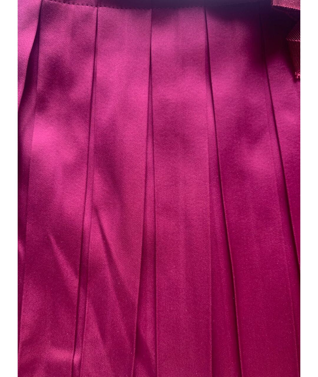 LANVIN Фиолетовая полиэстеровая юбка, фото 4