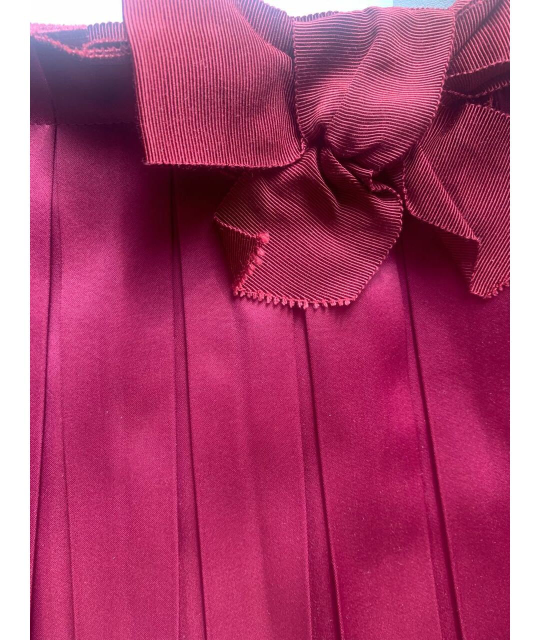 LANVIN Фиолетовая полиэстеровая юбка, фото 5