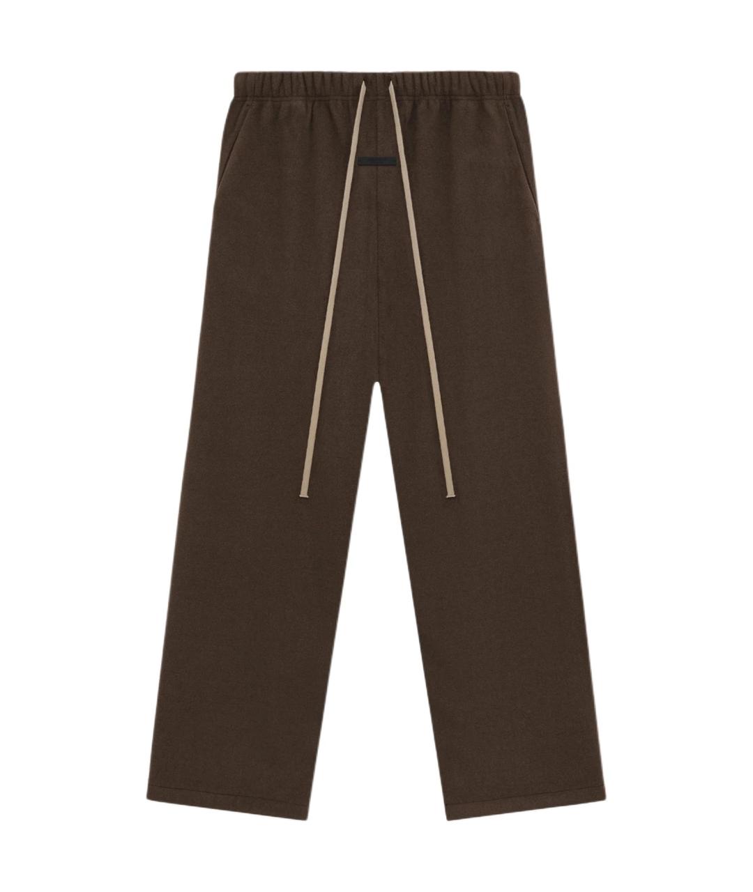 FEAR OF GOD ESSENTIALS Коричневые повседневные брюки, фото 1