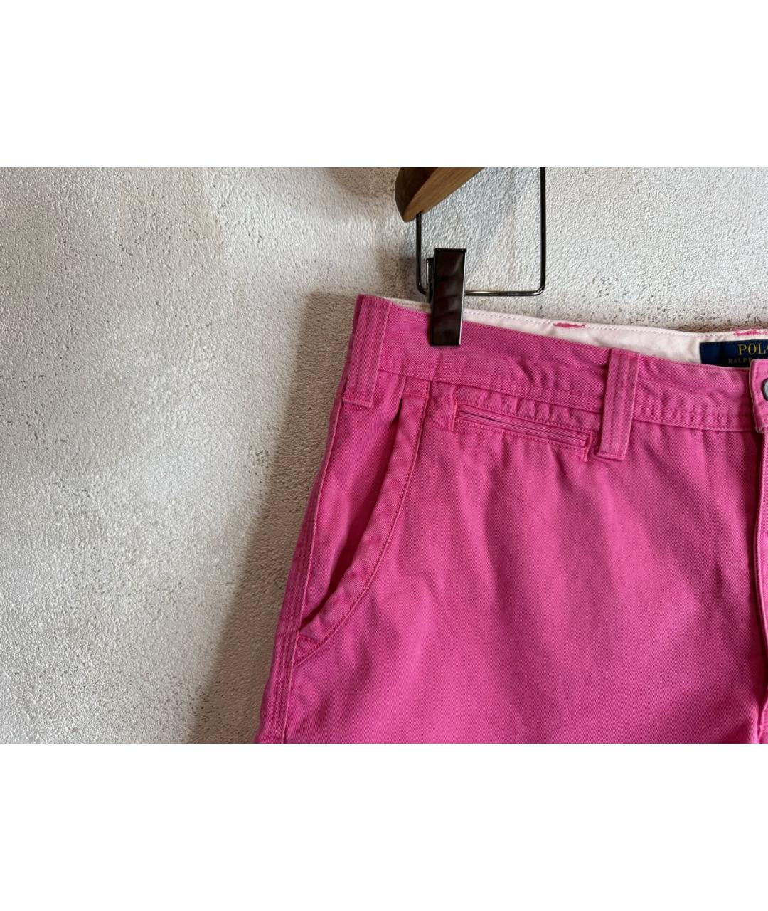 POLO RALPH LAUREN Розовые хлопковые шорты, фото 3
