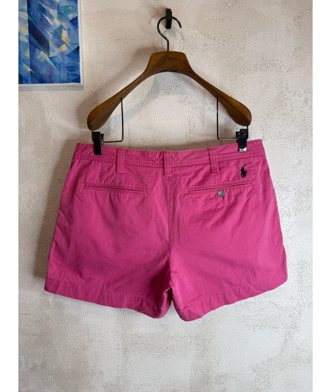 POLO RALPH LAUREN Розовые хлопковые шорты, фото 2