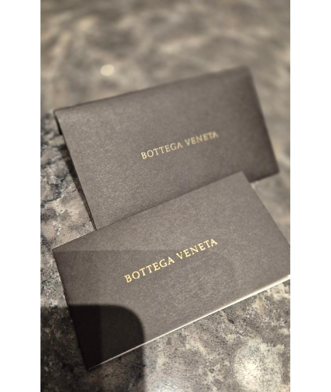 BOTTEGA VENETA Хаки кожаная сумка с короткими ручками, фото 7