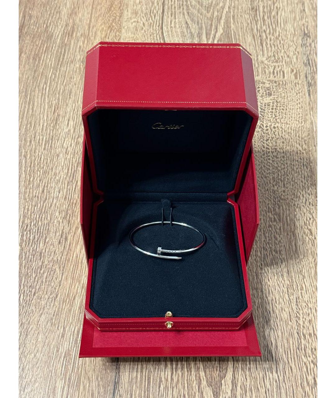 CARTIER Белый браслет из белого золота, фото 2