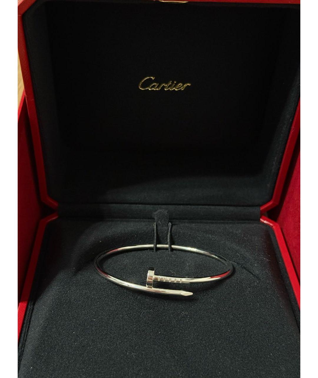 CARTIER Белый браслет из белого золота, фото 3