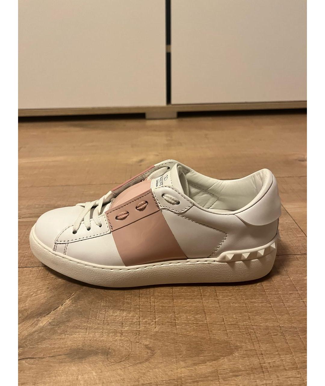VALENTINO Белые кожаные кеды, фото 9
