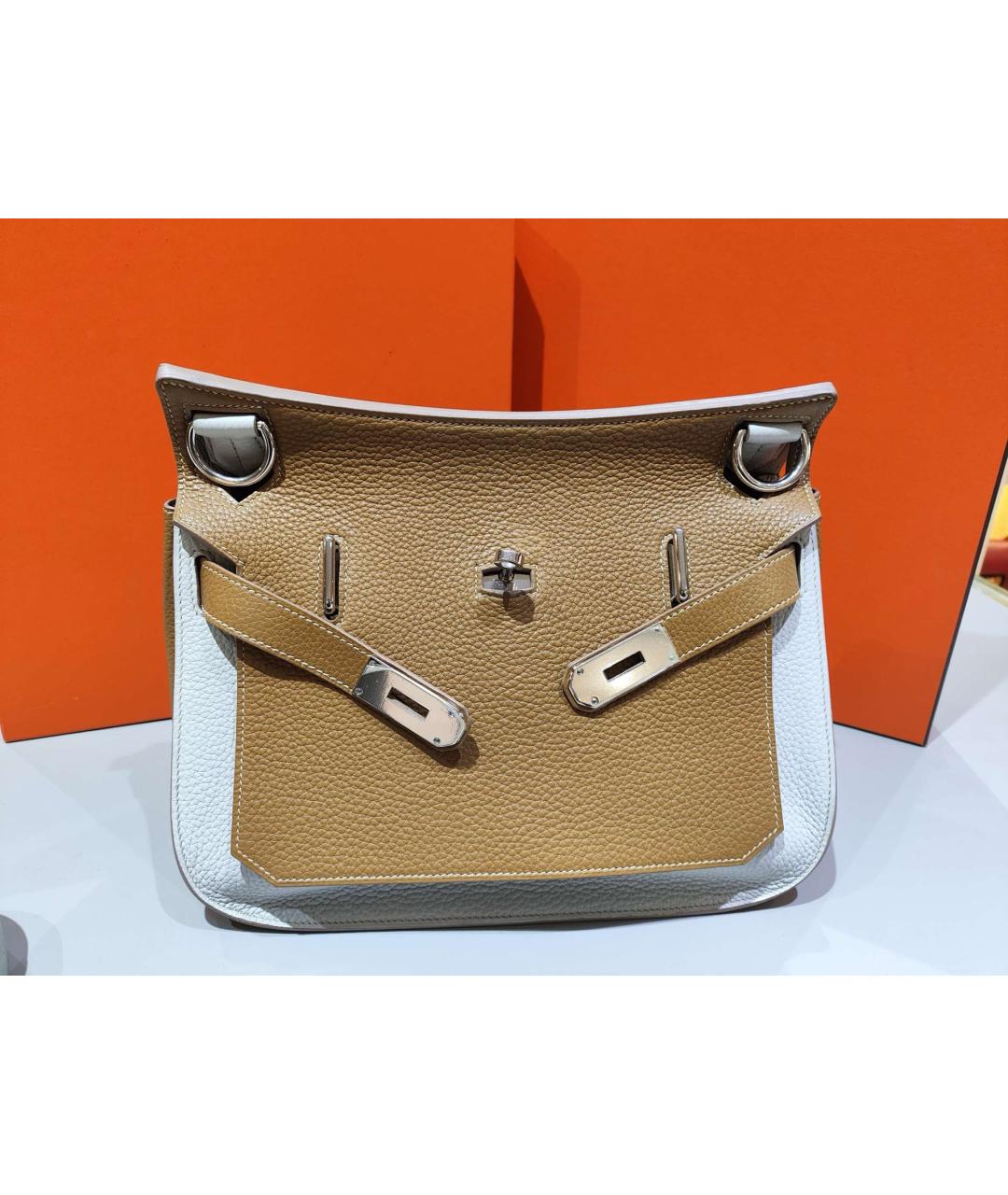HERMES Коричневая кожаная сумка через плечо, фото 2