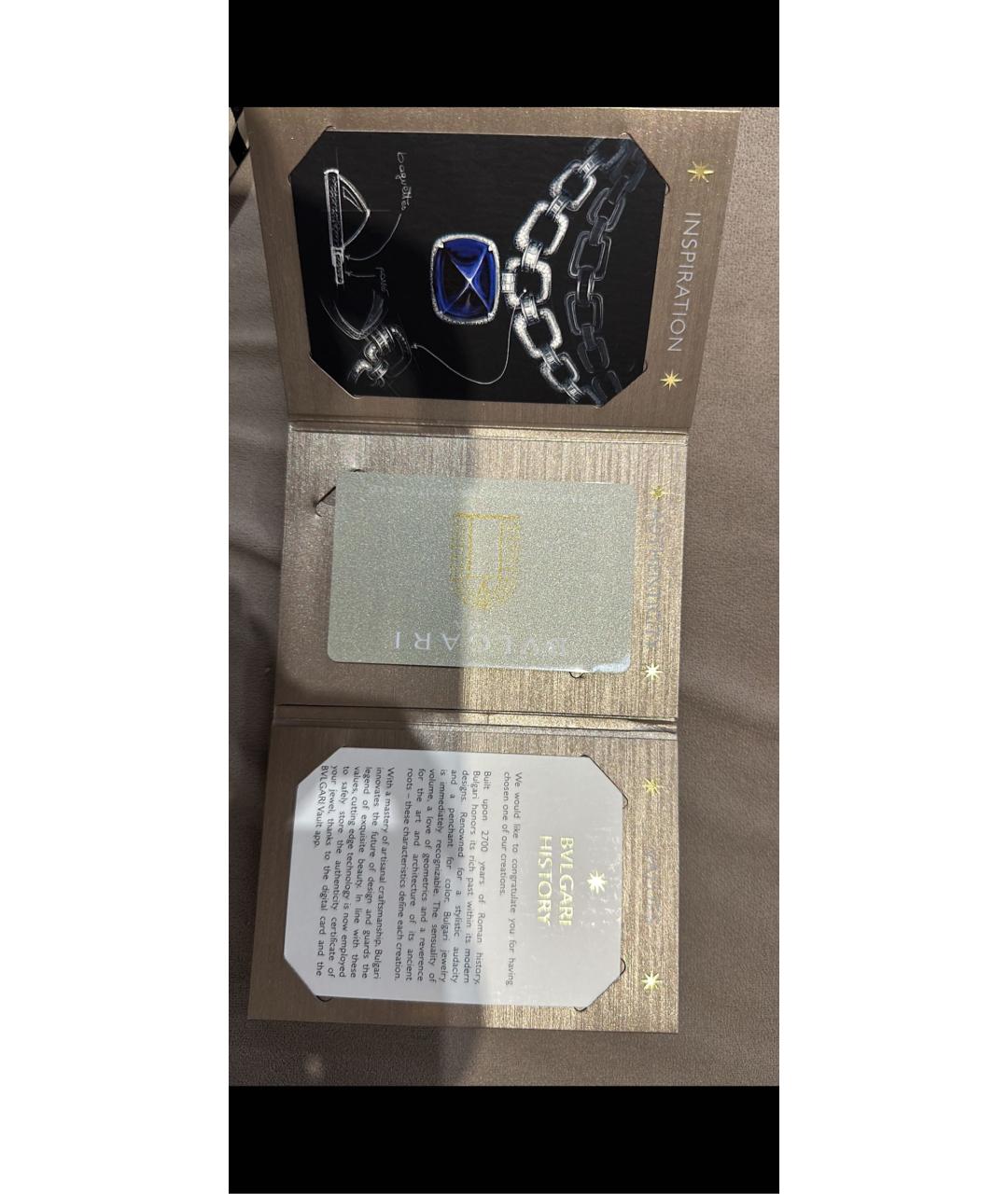 BVLGARI Серебряное кольцо из белого золота, фото 3