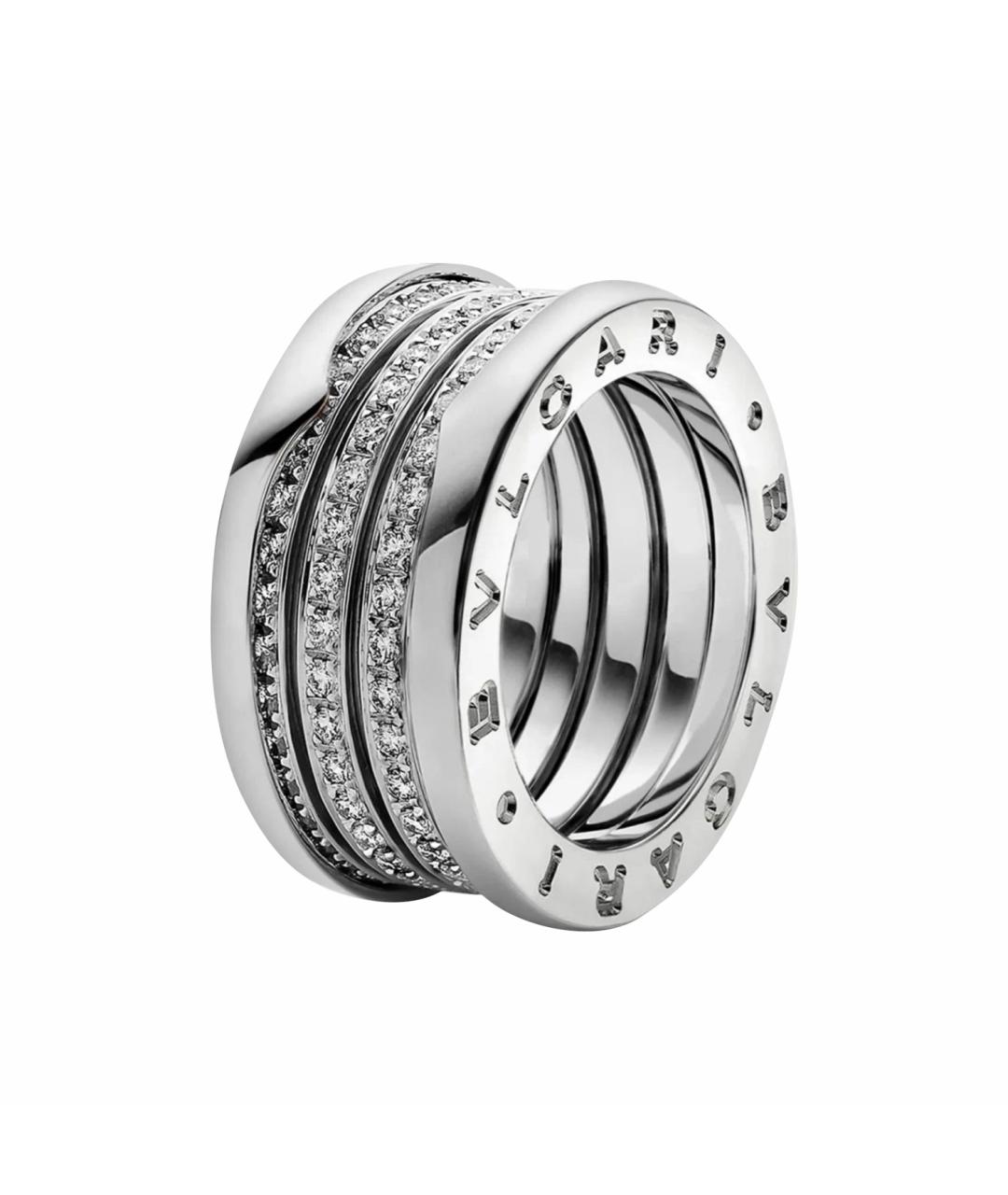 BVLGARI Серебряное кольцо из белого золота, фото 1