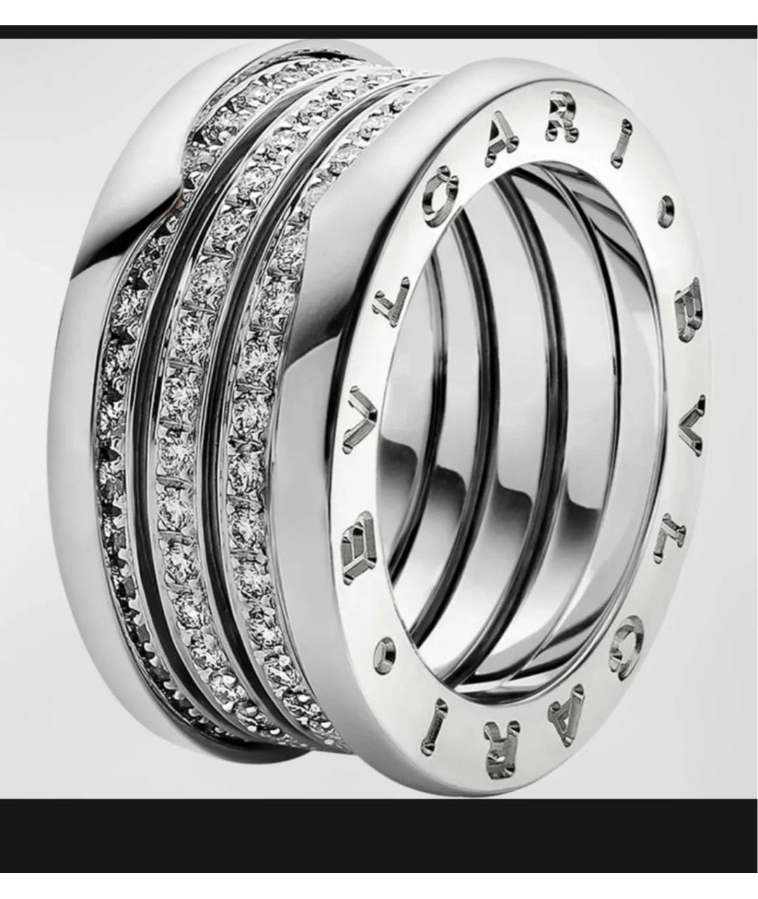 BVLGARI Серебряное кольцо из белого золота, фото 5