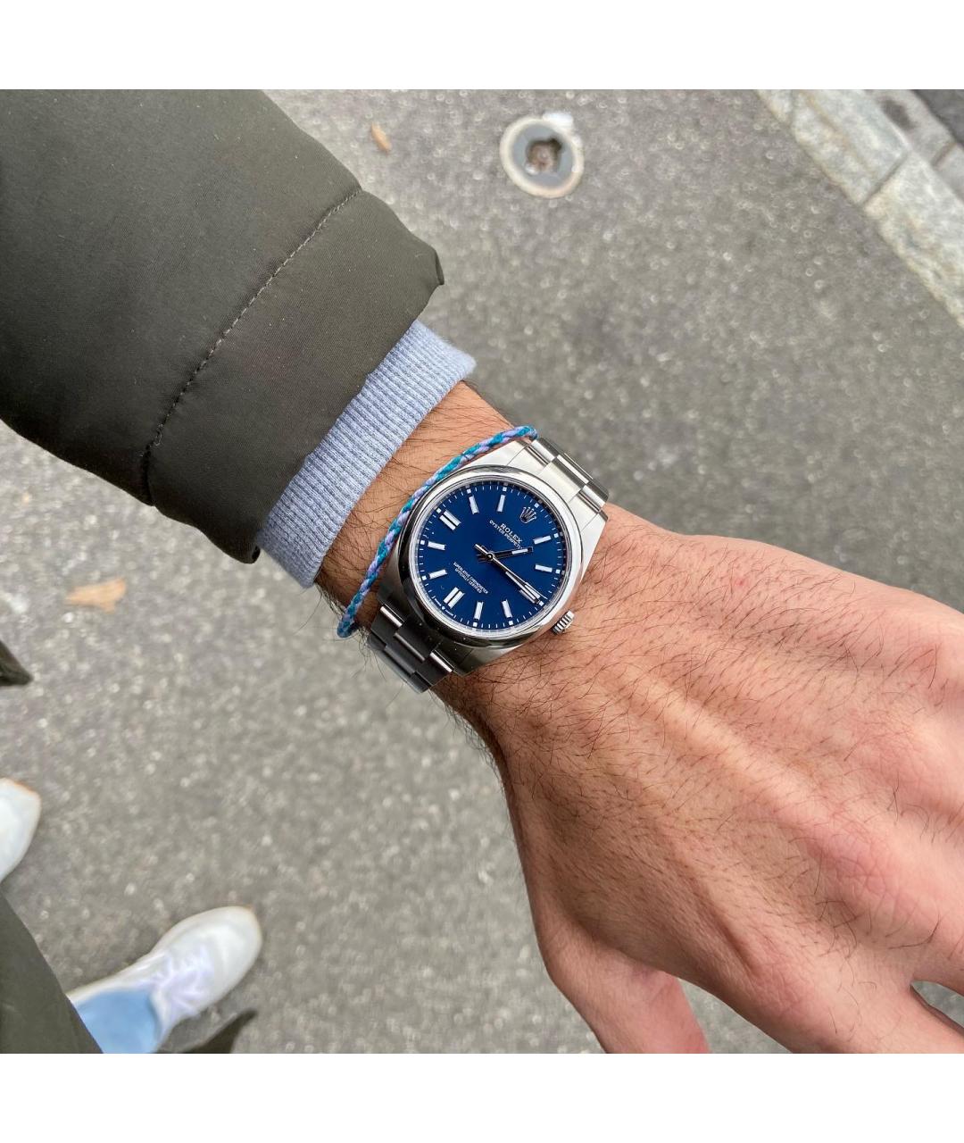 ROLEX Синие часы, фото 7