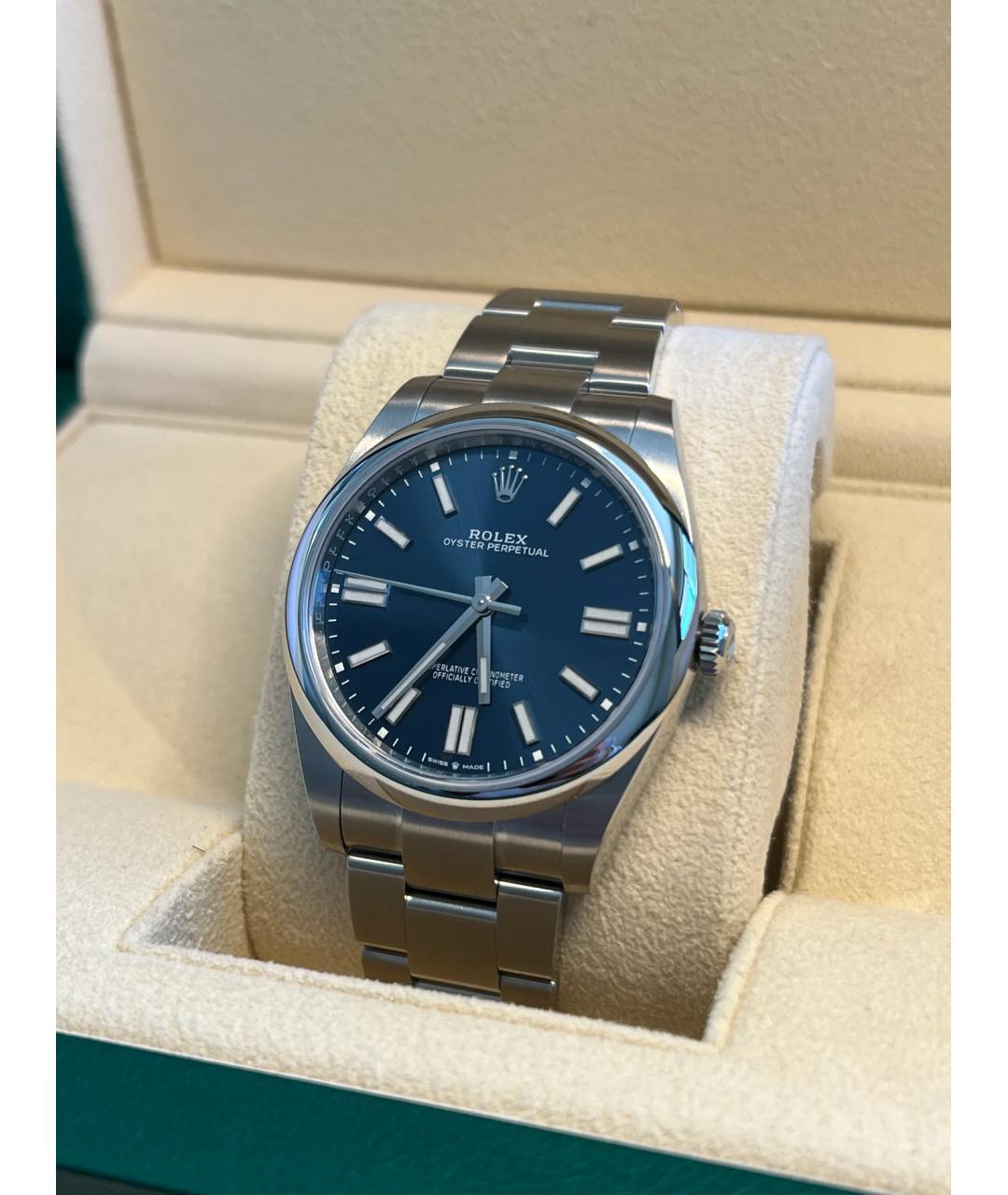 ROLEX Синие часы, фото 3
