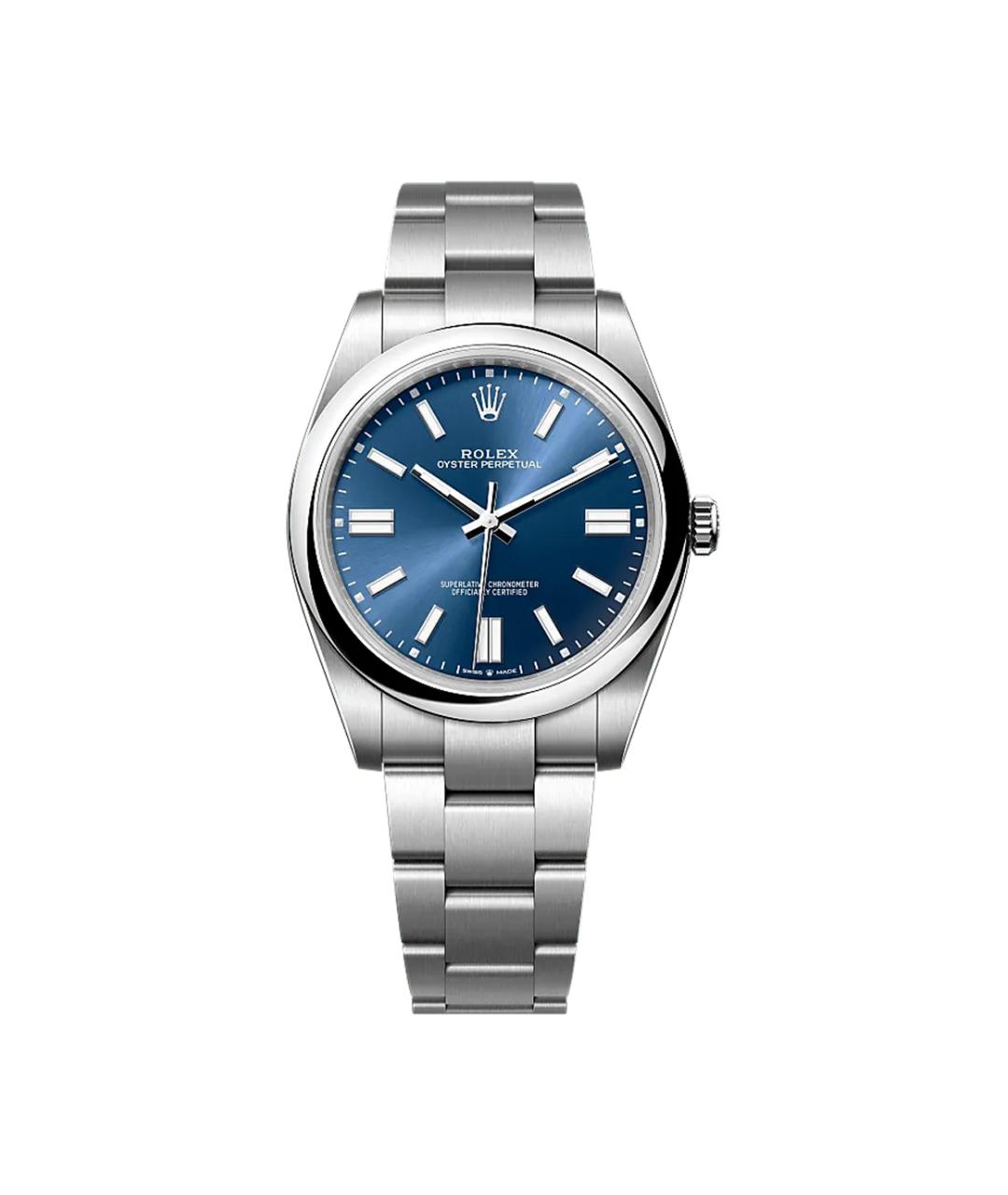 ROLEX Синие часы, фото 1