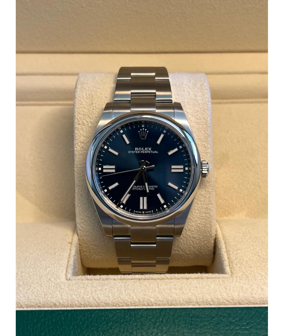 ROLEX Синие часы, фото 2