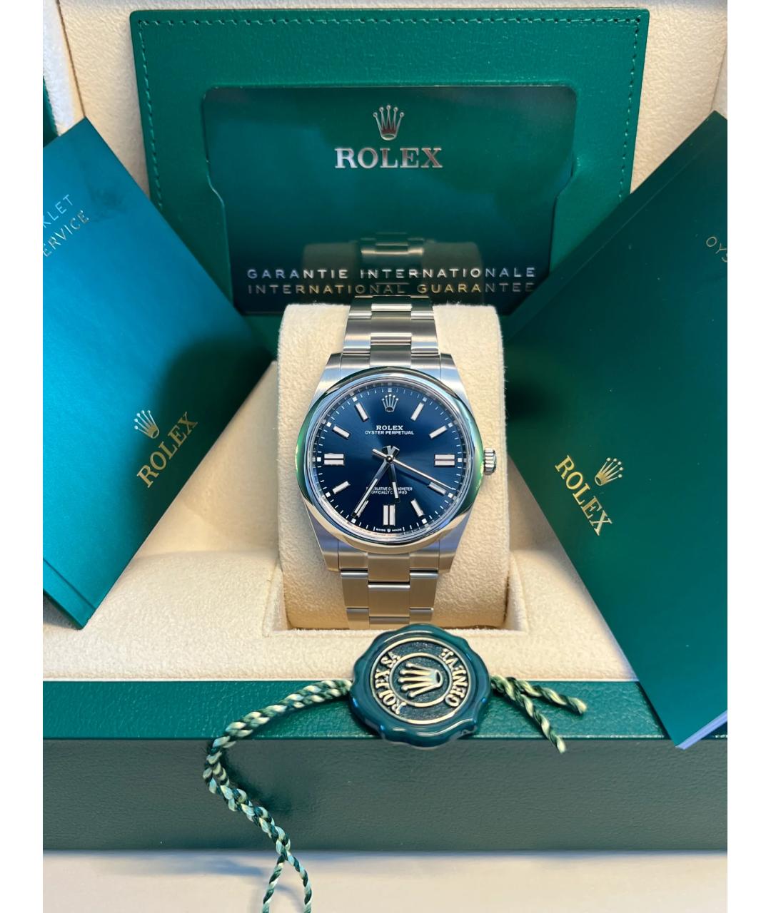 ROLEX Синие часы, фото 6