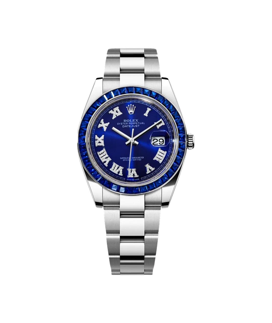 ROLEX Темно-синие часы, фото 2