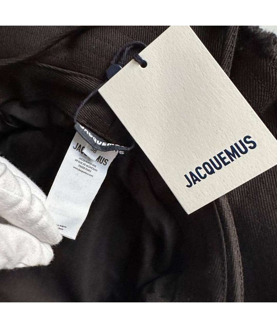 JACQUEMUS Черная хлопковая панама, фото 3