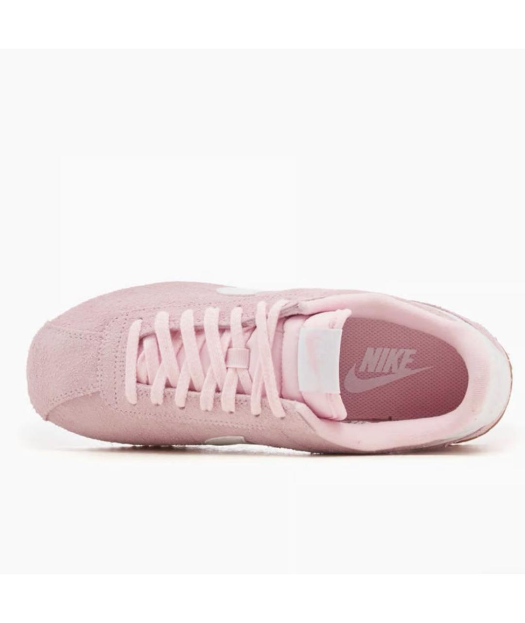 NIKE Розовые замшевые кроссовки, фото 4