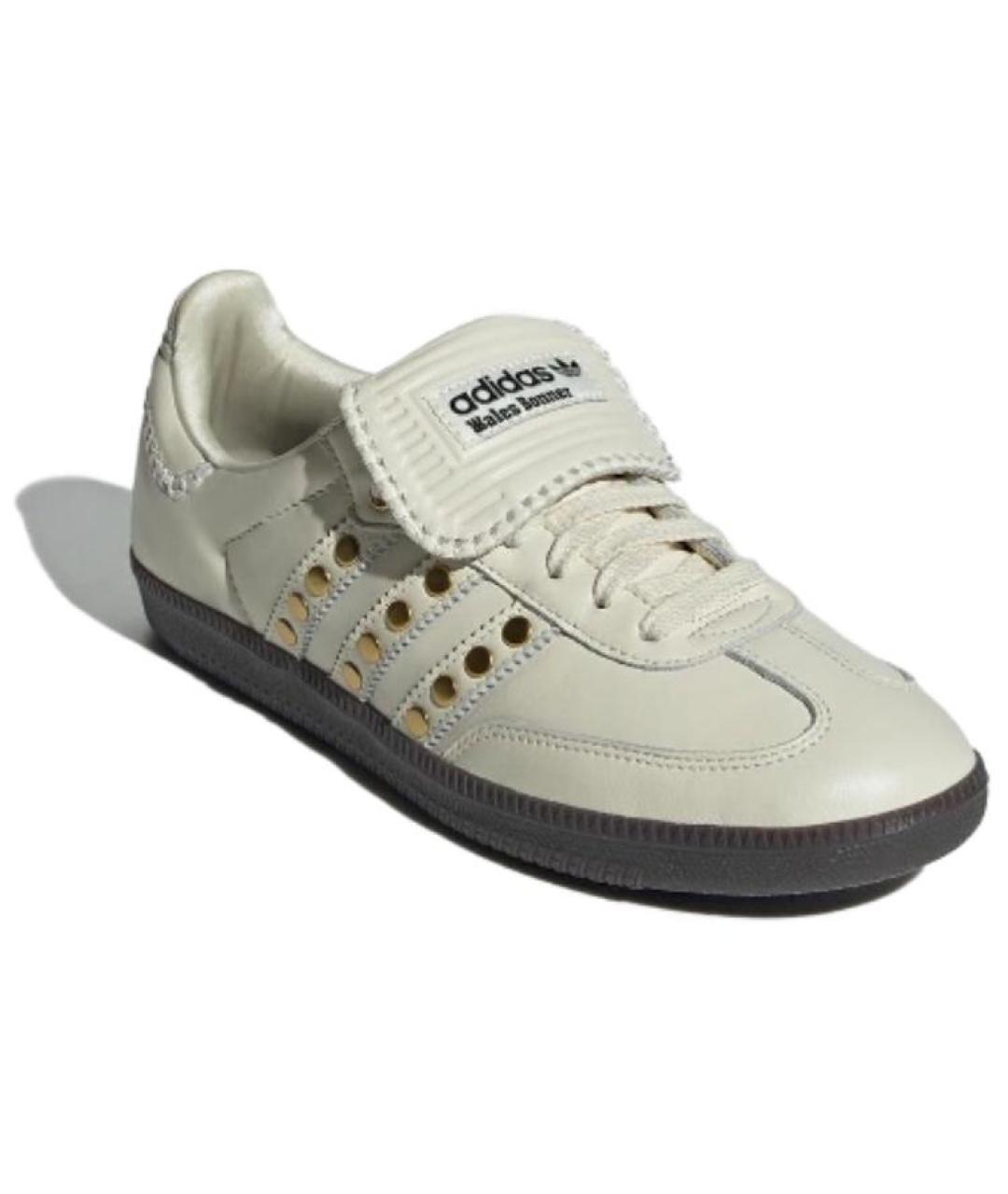 ADIDAS Белые кожаные кеды, фото 4