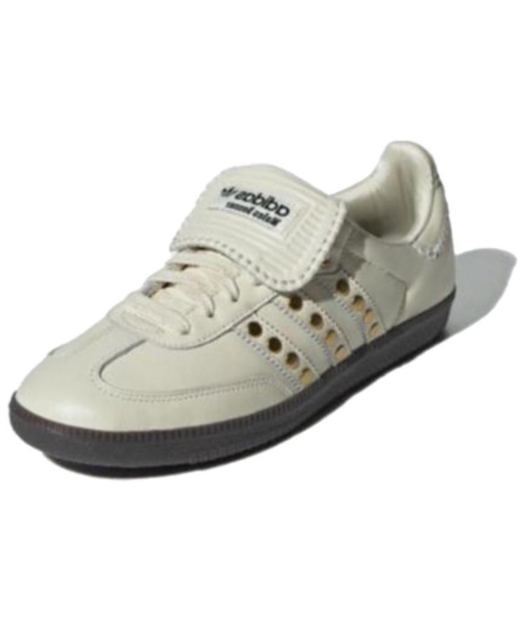 ADIDAS Белые кожаные кеды, фото 3