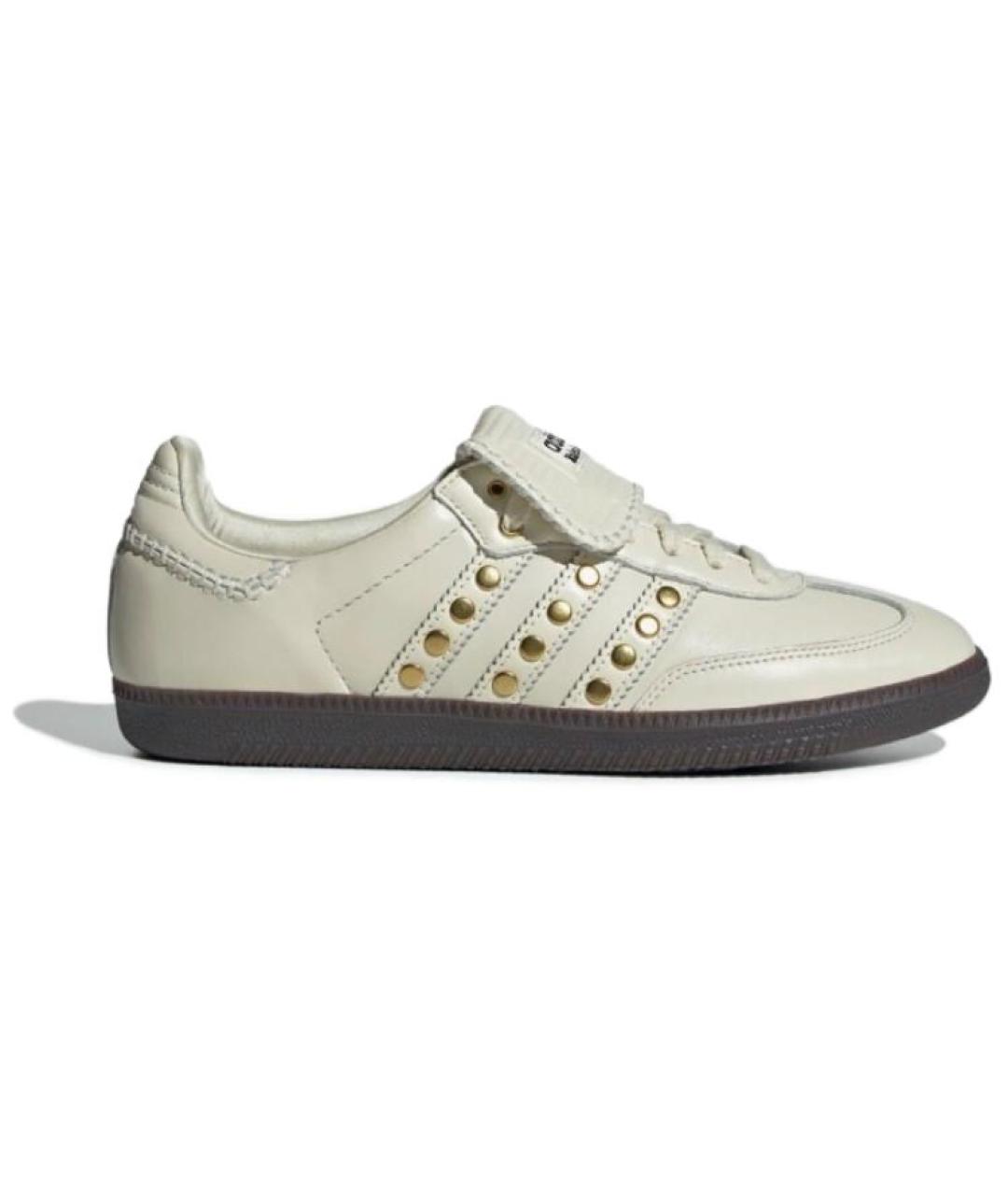 ADIDAS Белые кожаные кеды, фото 1