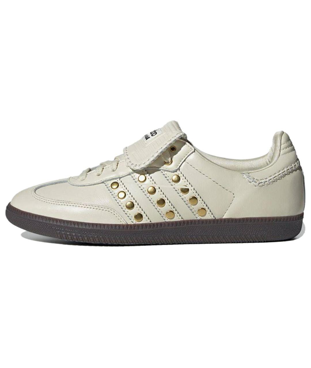 ADIDAS Белые кожаные кеды, фото 2