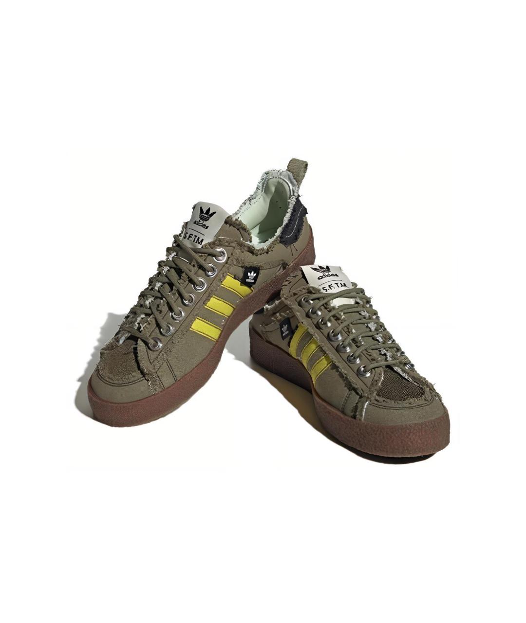 ADIDAS Коричневые кеды, фото 3