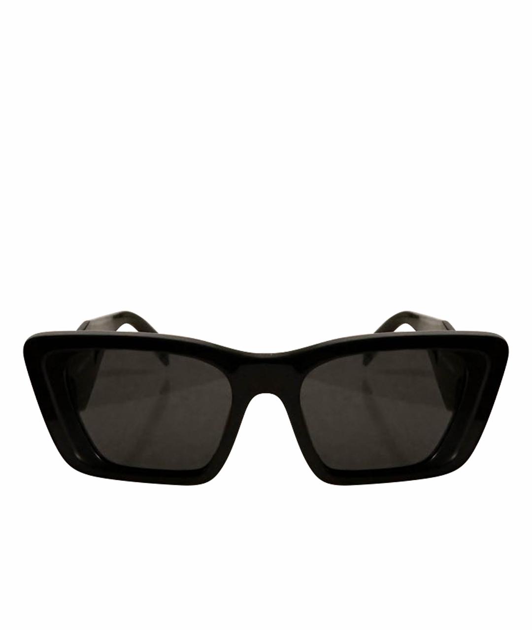 PRADA Черные пластиковые солнцезащитные очки, фото 1