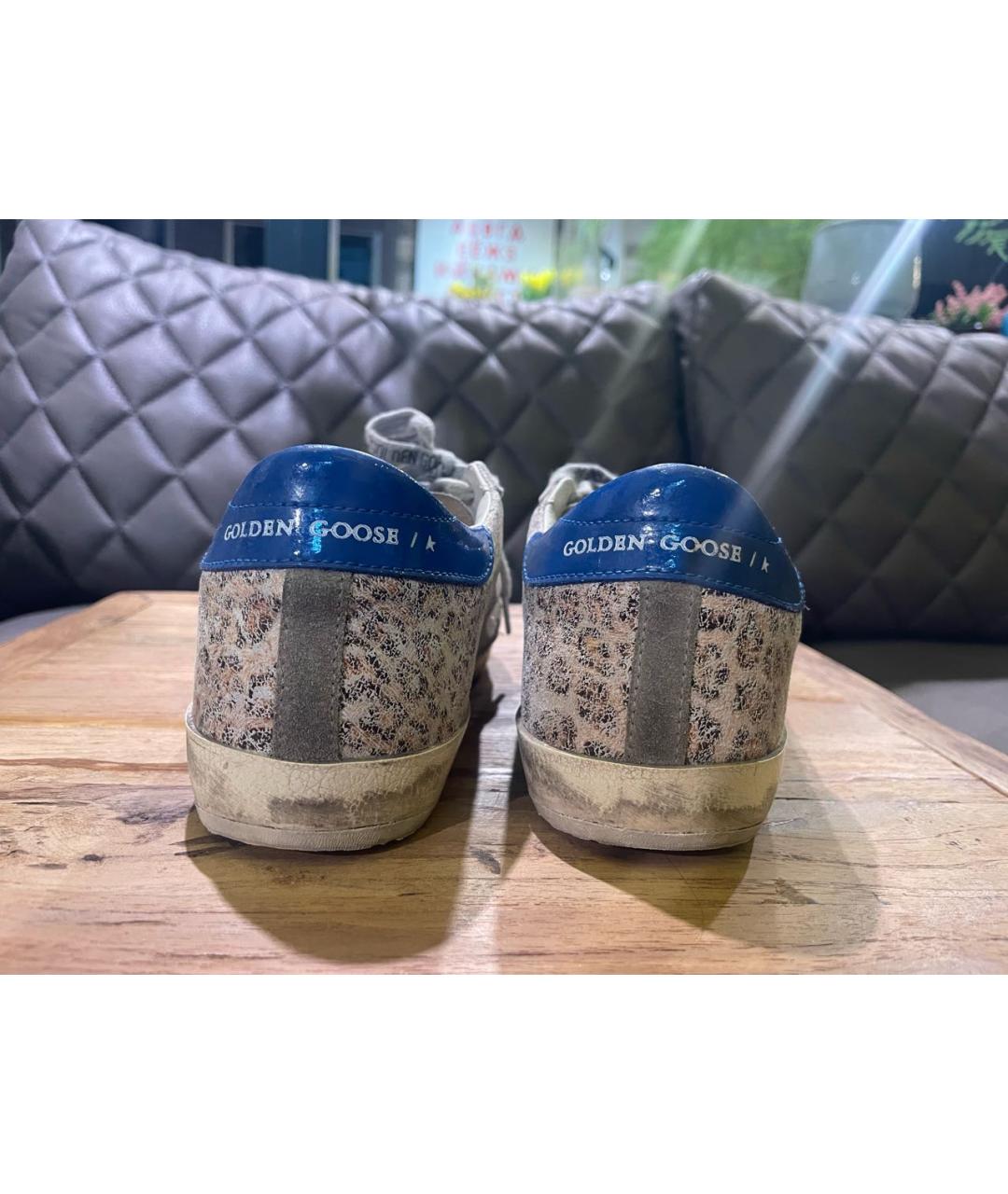 GOLDEN GOOSE DELUXE BRAND Мульти кожаные кеды, фото 5